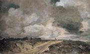 John Constable Road to the The Spaniards,Hampstead 2(9)July 1822 USA oil painting artist